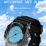 Orologio digitale impermeabile SANDA con cinturino TPU