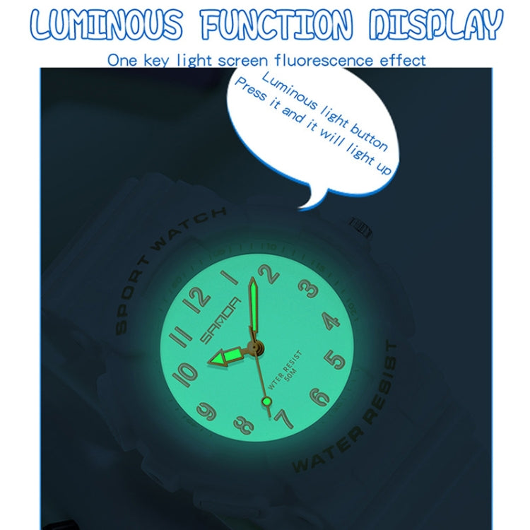 Orologio digitale impermeabile SANDA con cinturino TPU