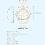 Orologio digitale impermeabile SANDA con cinturino TPU