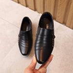Scarpe bambini in PU antiscivolo stile britannico