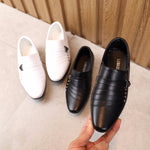 Scarpe bambini in PU antiscivolo stile britannico