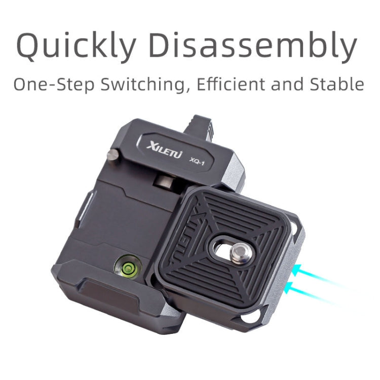 XILETU PQ-38 Adattatore per montaggio su treppiede con base a piastra a sgancio rapido, PQ-38 Quick Release Plate