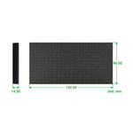 Pannello a matrice LED RGB a colori Waveshare, passo 3 mm, 64 × 32 pixel, luminosità regolabile,, 20117, 33840