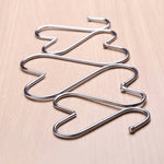 Gancio multifunzionale in acciaio inox a S