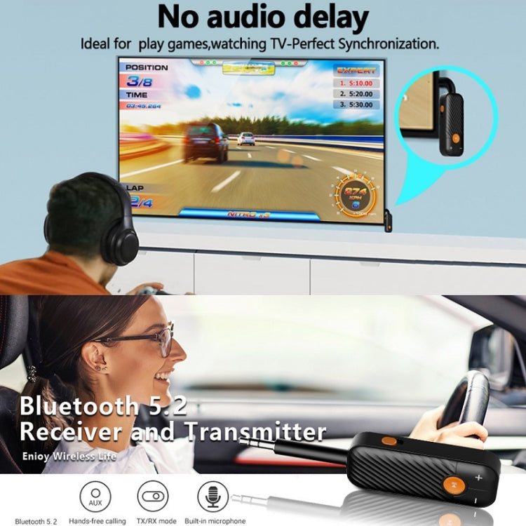 Trasmettitore e ricevitore Bluetooth 5.2 per computer e auto