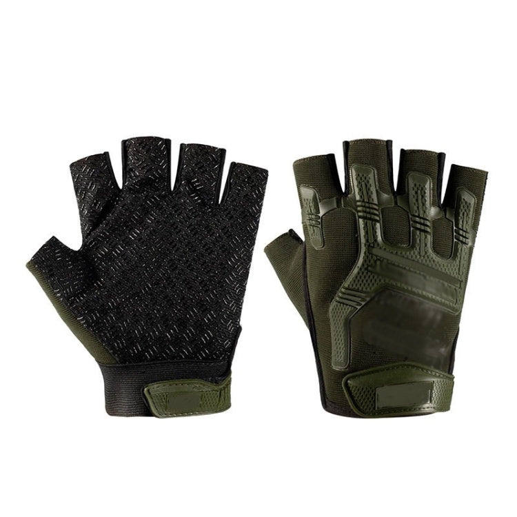 Guanti mezze dita antiscivolo in silicone per sport outdoor