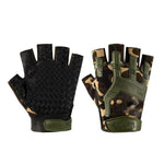 Guanti mezze dita antiscivolo in silicone per sport outdoor
