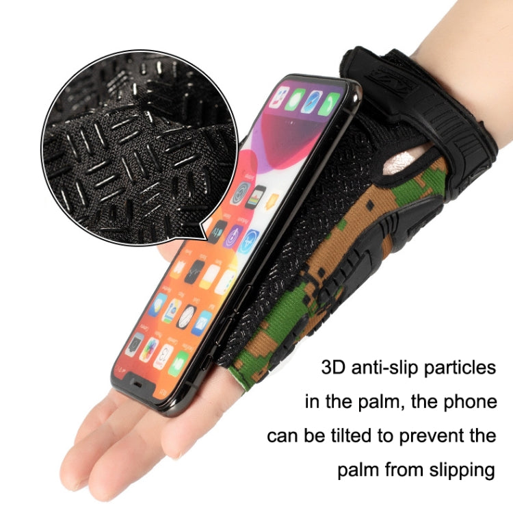 Guanti mezze dita antiscivolo in silicone per sport outdoor