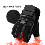 Guanti mezze dita antiscivolo in silicone per sport outdoor