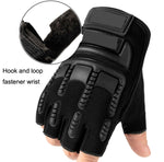 Guanti mezze dita antiscivolo in silicone per sport outdoor