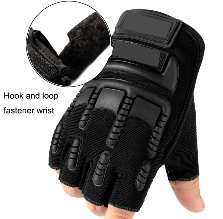 Guanti mezze dita antiscivolo in silicone per sport outdoor