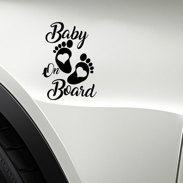 Adesivo riflettente auto bambino a bordo 10 pezzi