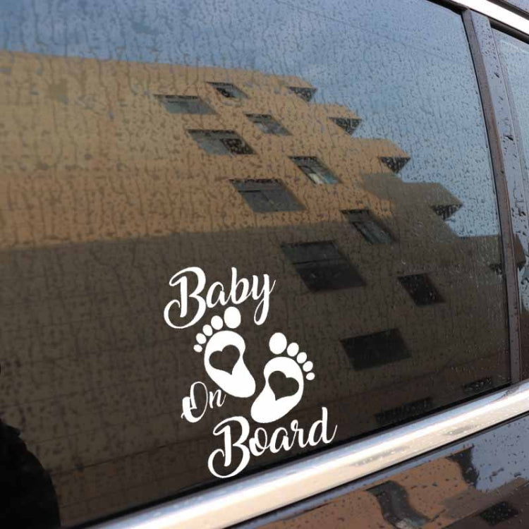 Adesivo riflettente auto bambino a bordo 10 pezzi