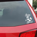 Adesivo riflettente auto bambino a bordo 10 pezzi