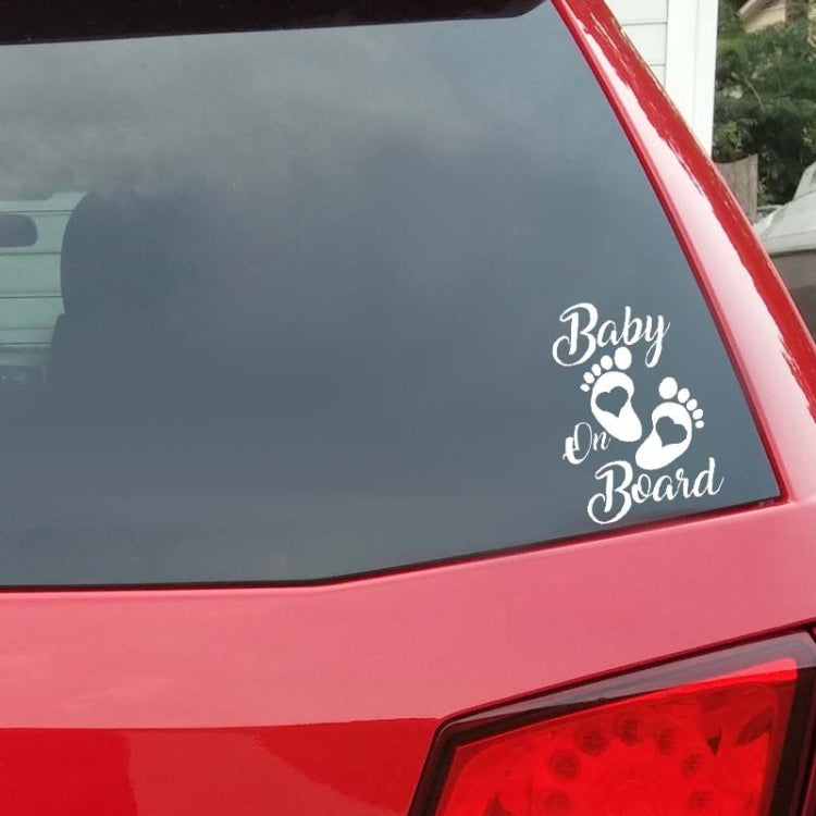 Adesivo riflettente auto bambino a bordo 10 pezzi