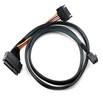 Cavo Mini SAS HD SFF-8643 a SFF-8639 con alimentazione, 0,5 m - immagine 2