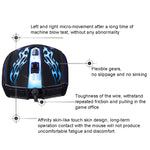 Mouse ottico cablato da gioco USB con luce LED