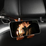 Supporto cellulare poggiatesta auto in acciaio inox