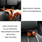 Supporto cellulare poggiatesta auto in acciaio inox
