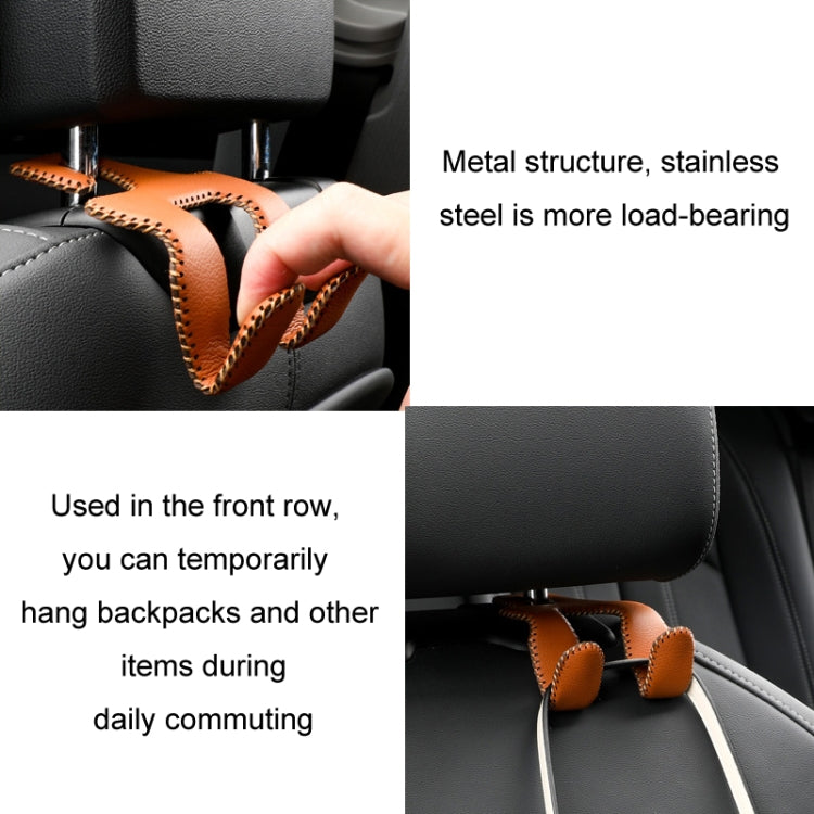 Supporto cellulare poggiatesta auto in acciaio inox