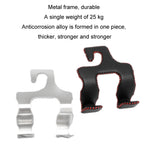 Supporto cellulare poggiatesta auto in acciaio inox