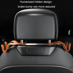 Supporto cellulare poggiatesta auto in acciaio inox
