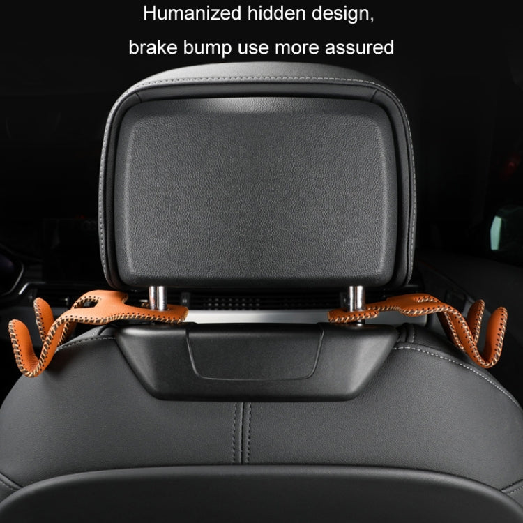 Supporto cellulare poggiatesta auto in acciaio inox