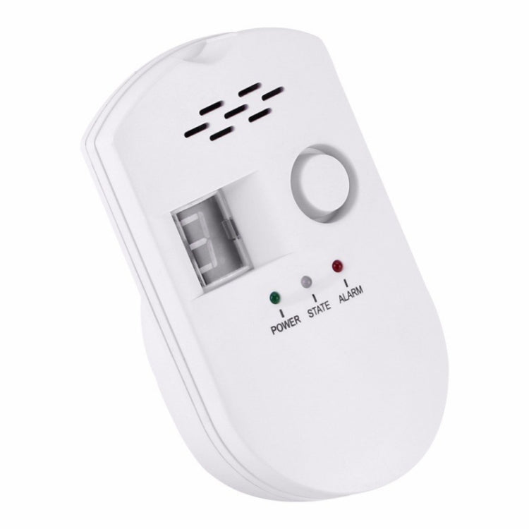 Allarme gas combustibile digitale con display e spina EU