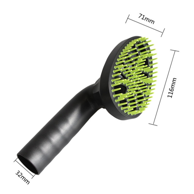 Testina per spazzola aspirapolvere per peli animali 32 mm