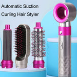 Pettine ad aria calda 5 in 1 per capelli 1000W