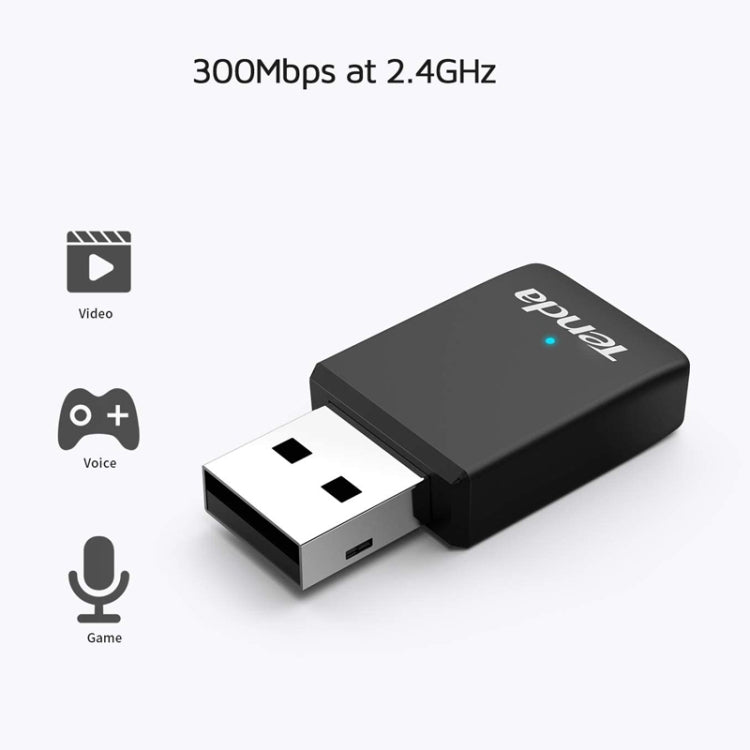 Scheda di rete Wi-Fi USB Tenda U9 dual band fino a 650 Mbps - immagine 4