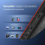EMODERN 14.1-Inch Android 15 Portable Smart TV Supports Voice Remote Control, US Plug, EU Plug