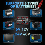 Strumento diagnostico per il monitoraggio della batteria dell'auto KONNWEI 360V, BK400