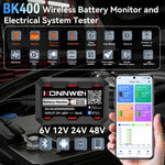 Strumento diagnostico per il monitoraggio della batteria dell'auto KONNWEI 360V, BK400