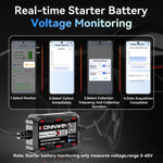 Strumento diagnostico per il monitoraggio della batteria dell'auto KONNWEI 360V, BK400