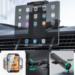 Staffa auto ventosa rotante universale per smartphone 5,5-11"