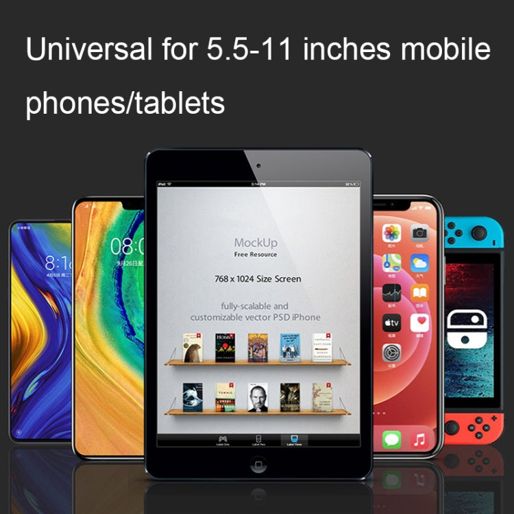 Staffa auto ventosa rotante universale per smartphone 5,5-11"