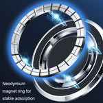 Supporto magnetico pieghevole per cellulare da cruscotto