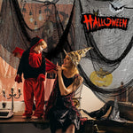 Garza decorativa Halloween 76x183 cm in cotone poliestere