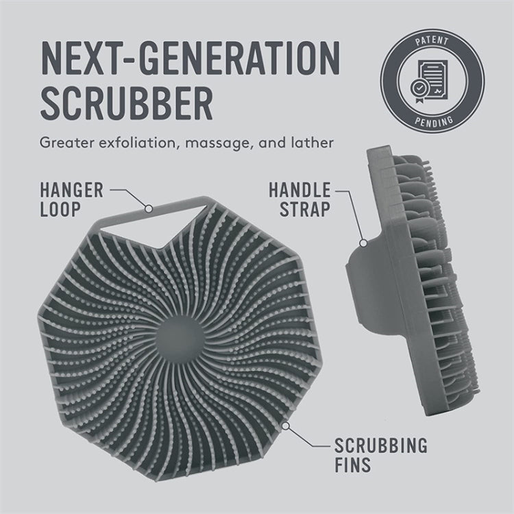 Scrubber per doccia con spazzola da bagno per il corpo in silicon