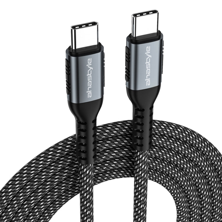 Cavo ricarica doppio Tipo C nylon per iPhone 15