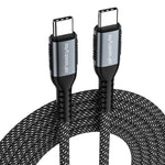 Cavo ricarica doppio Tipo C nylon per iPhone 15