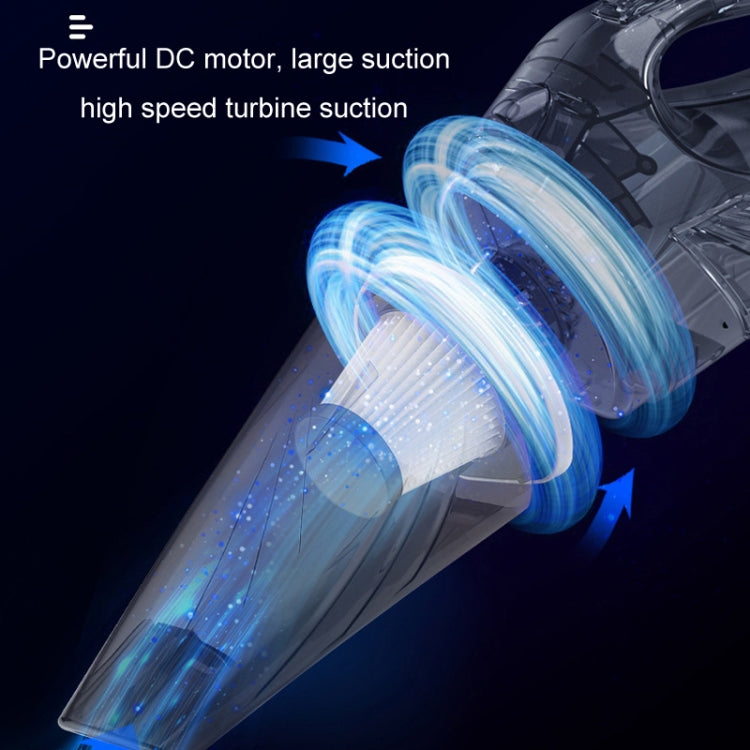 Aspirapolvere portatile per auto 90W cablato e wireless