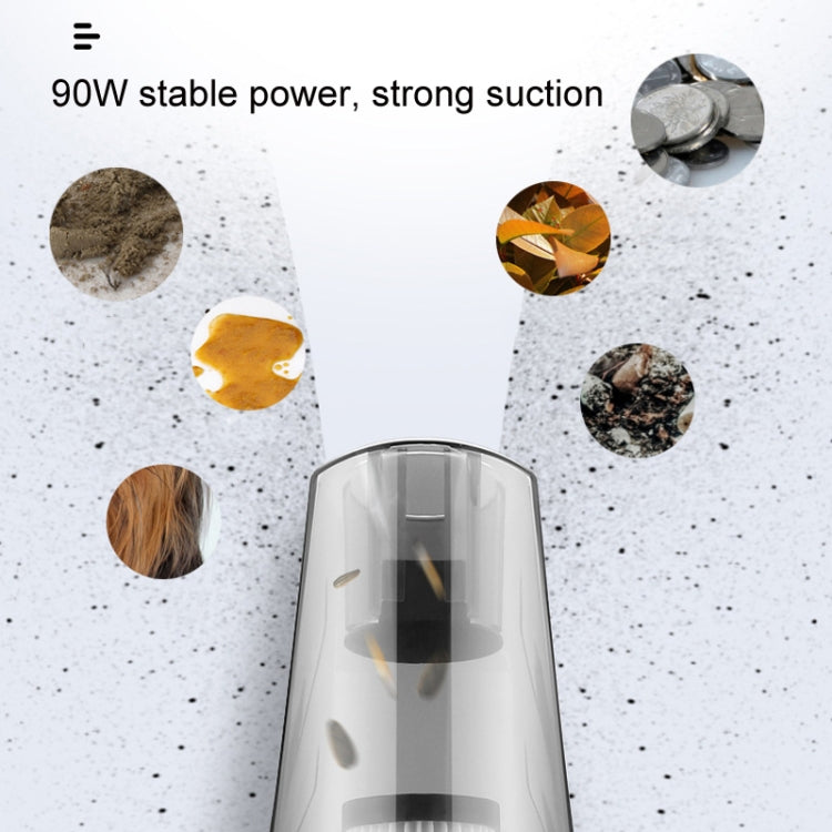 Aspirapolvere portatile per auto 90W cablato e wireless