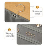 Borsa organizer gioielli 48 griglie in tessuto