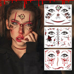 Adesivo tatuaggio impermeabile cicatrice Halloween