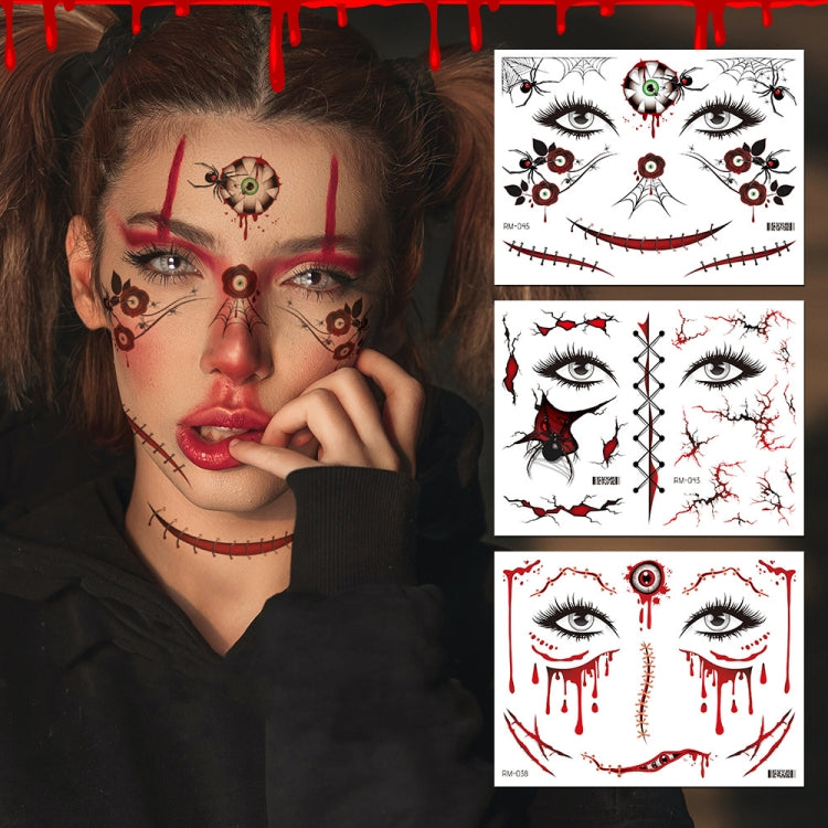 Adesivo tatuaggio impermeabile cicatrice Halloween