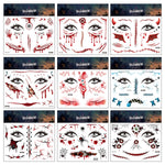 Adesivo tatuaggio impermeabile cicatrice Halloween