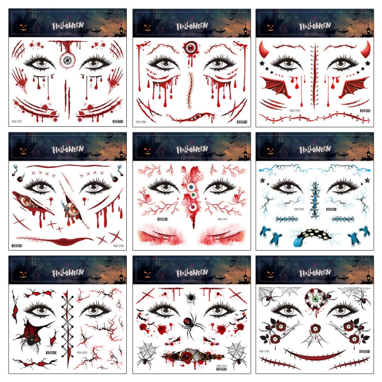 Adesivo tatuaggio impermeabile cicatrice Halloween