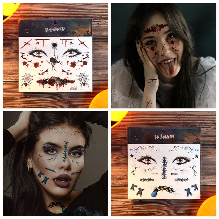 Adesivo tatuaggio impermeabile cicatrice Halloween